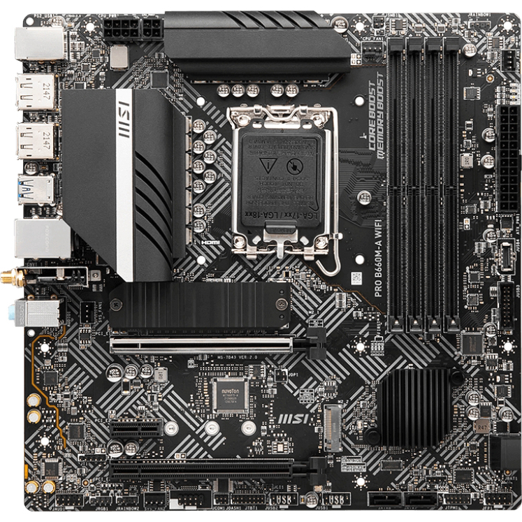 

Материнская плата MSI Intel B660 PRO B660M-A WIFI