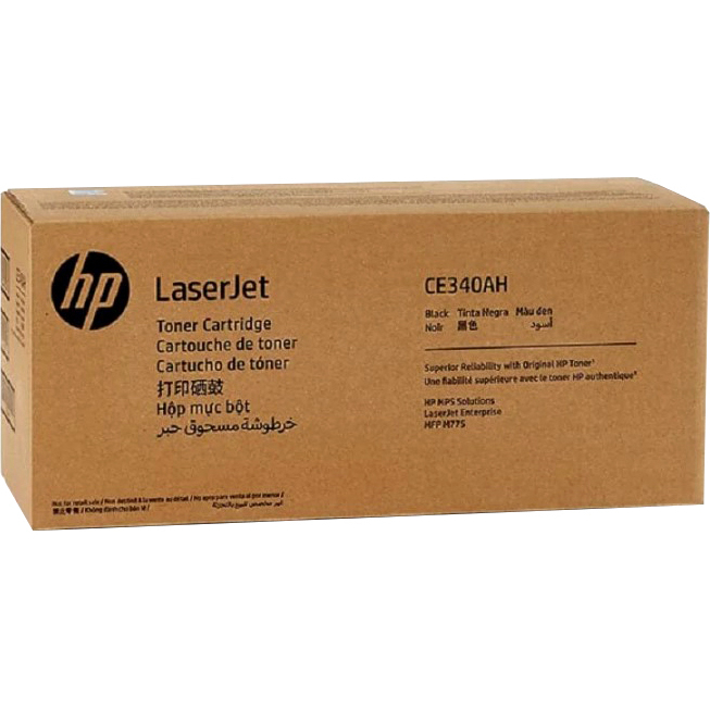HP CE340AH Black Contract Original LaserJet Toner Cartridge HP Inc. - фото 1