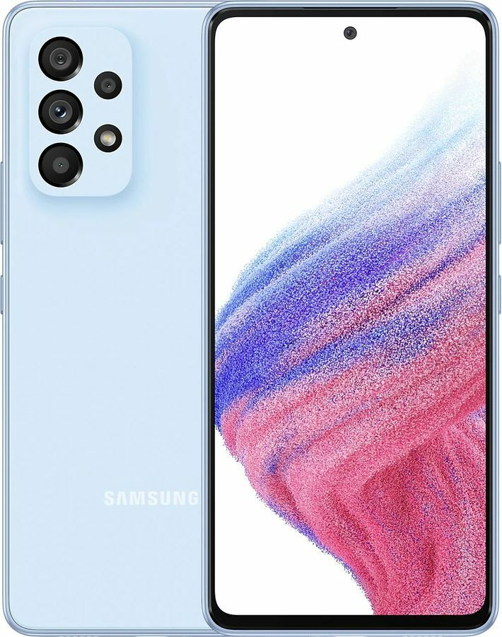 

Смартфон Samsung Galaxy A53 SM-A536E 128 ГБ голубой