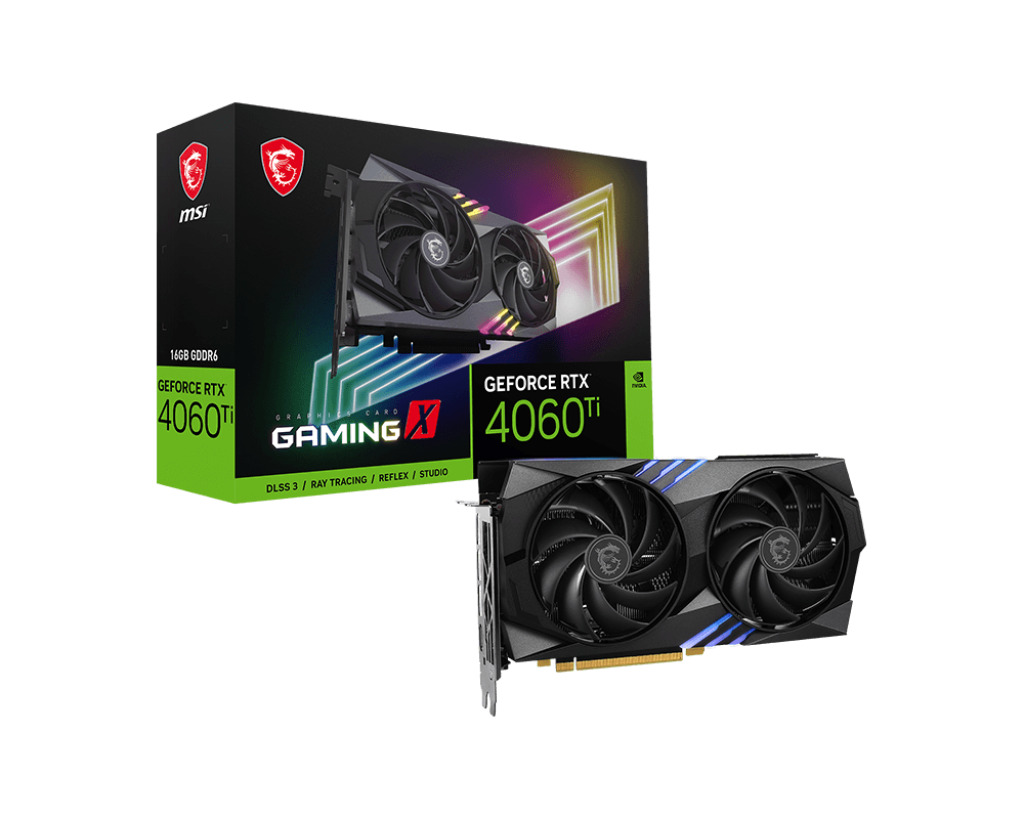 

Видеокарта MSI GeForce RTX 4060 Ti 16 Б Retail