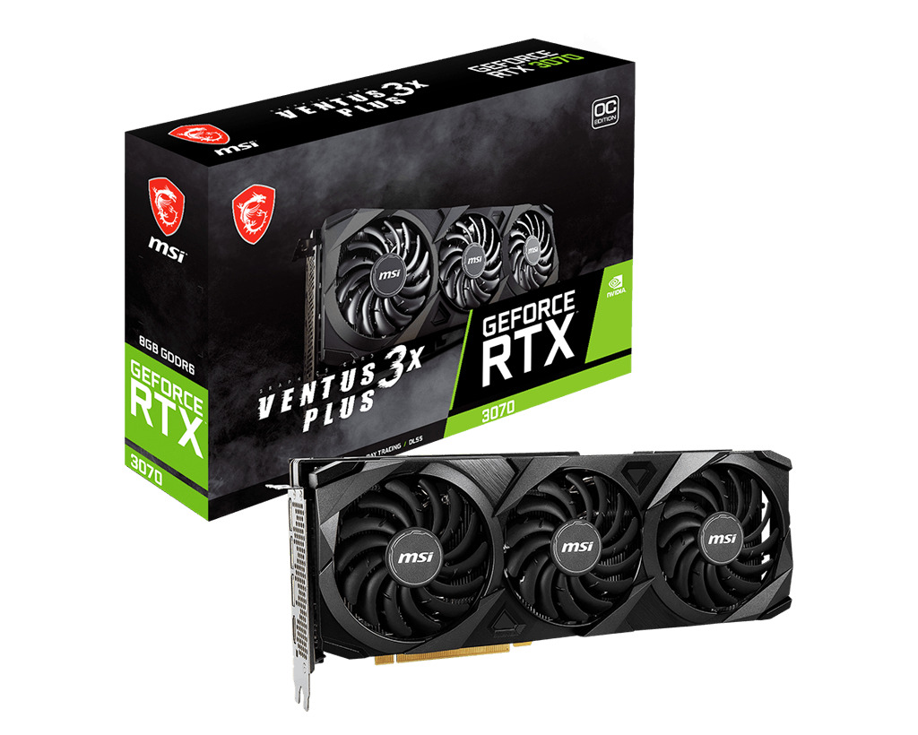 

Видеокарта MSI GeForce RTX 3070 8 Б Retail