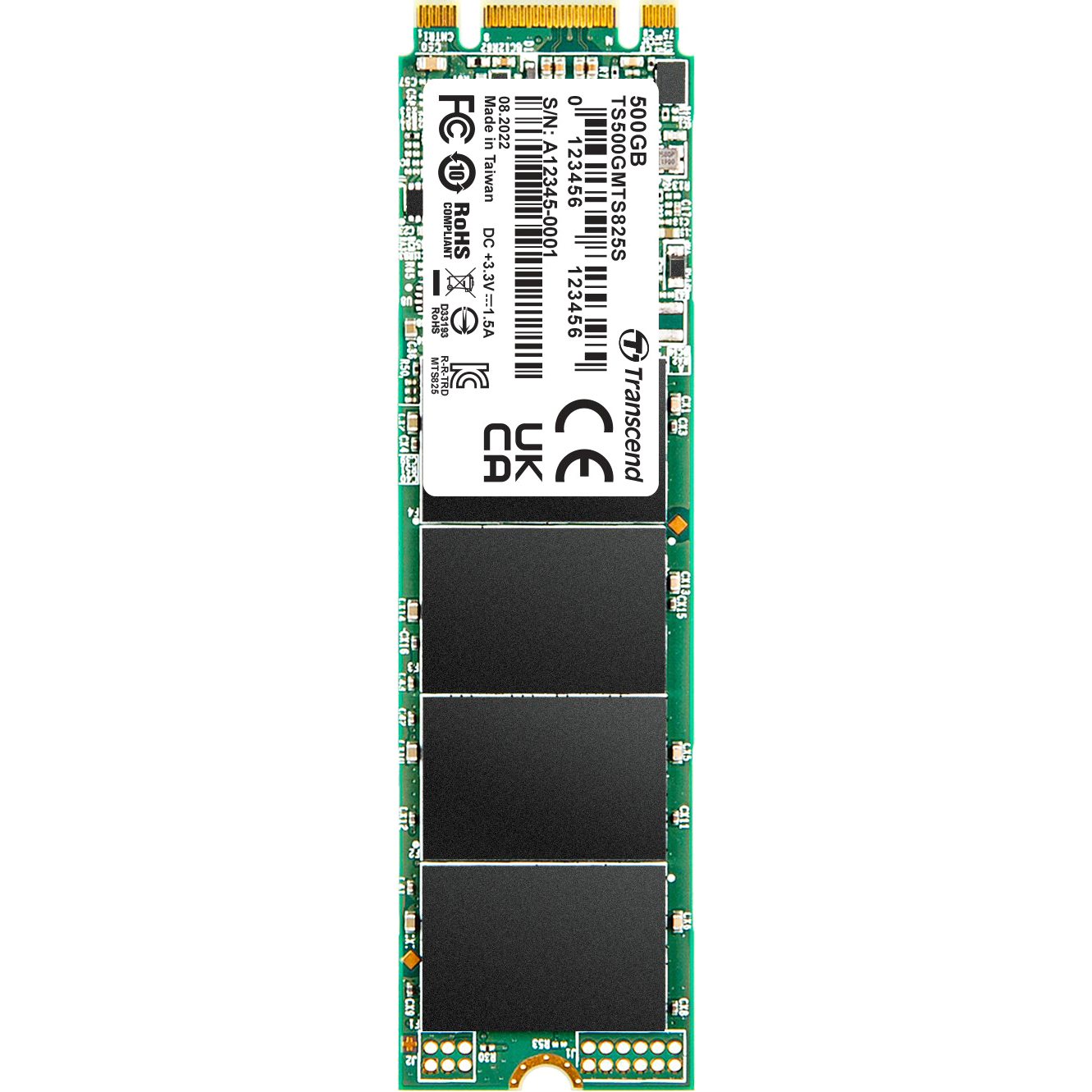 Внутренний твердотельный накопитель TRANSCEND M.2 SSD 500GB