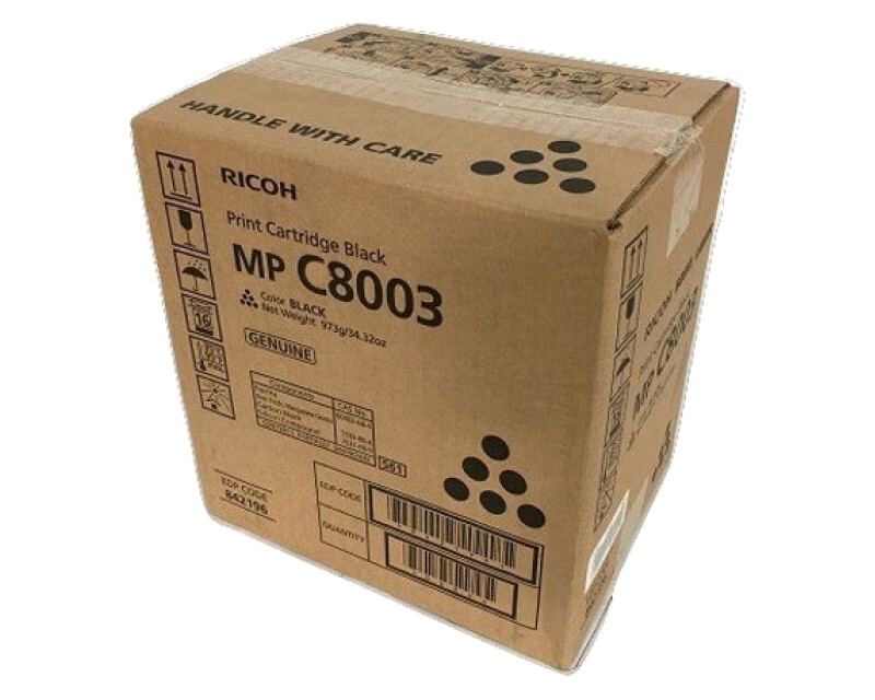 

Тонер-картридж черный Ricoh MPC8003, 842192