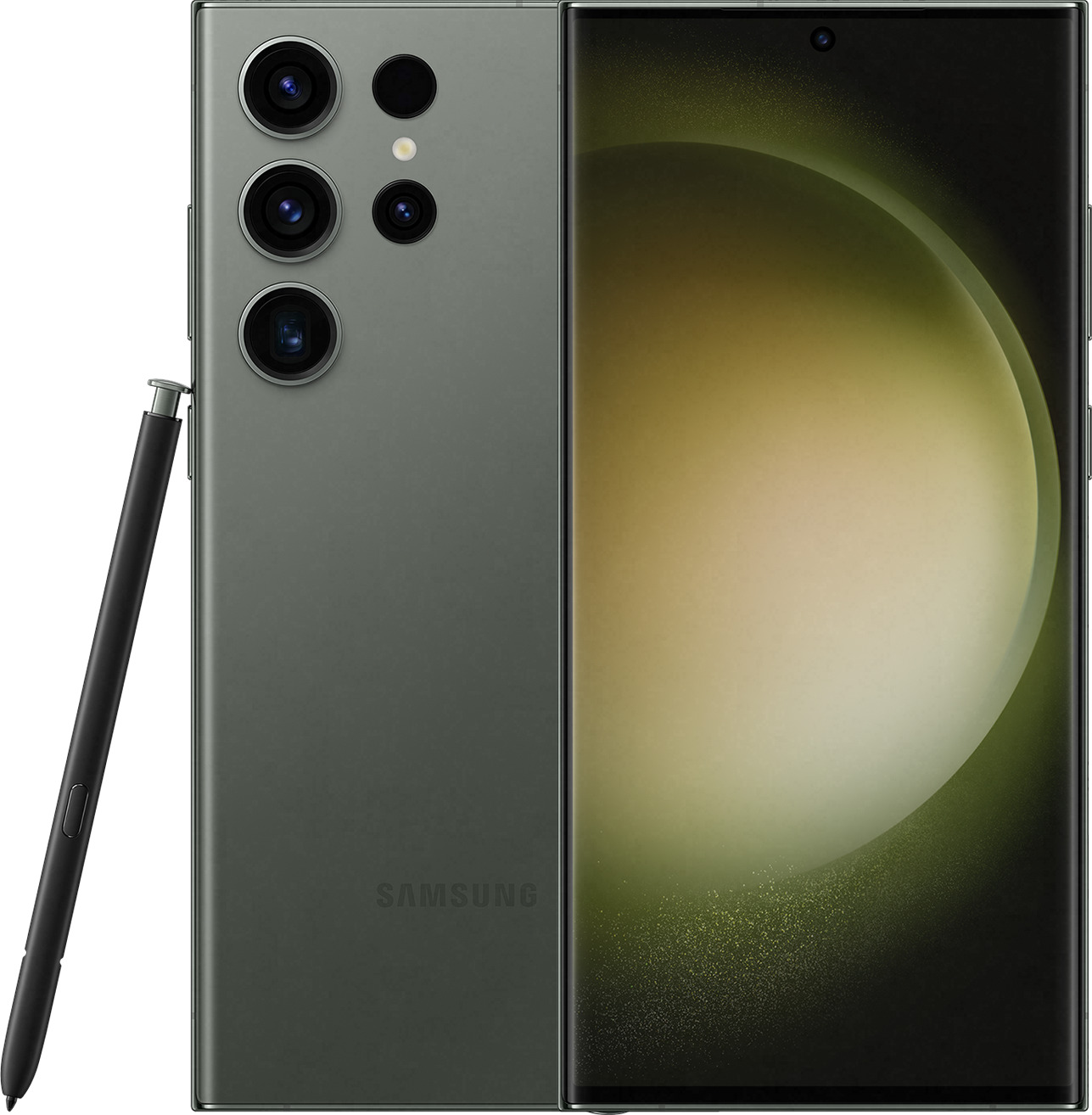 Смартфон Samsung Galaxy S23 Ultra SM-S918B 512 ГБ темно-зеленый