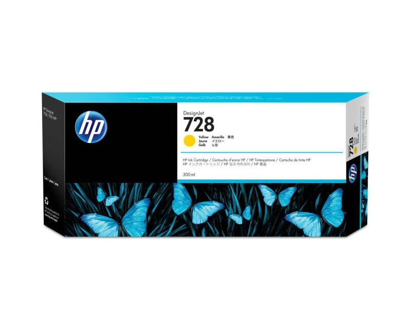 

Картридж желтый HP Inc. 728, F9K15A