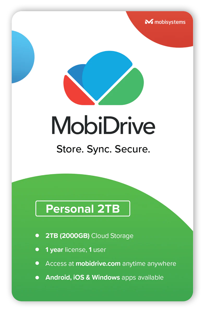 MobiDrive 2000 + OfficeSuite Personal MobiSystems Inc.