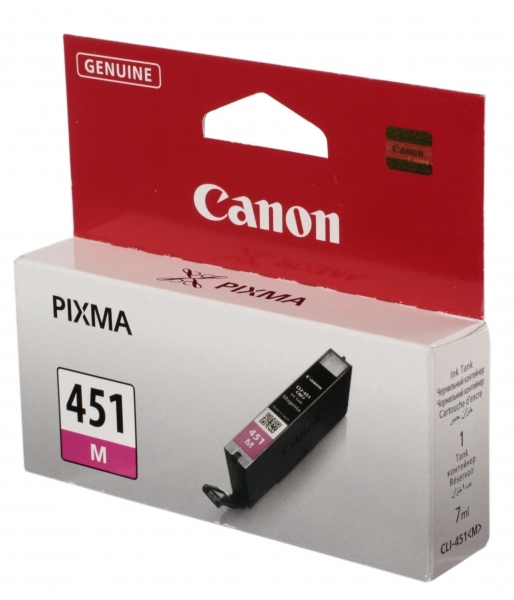 Картридж пурпурный Canon CLI-451M, 6525B001
