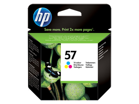 

Картридж голубой, пурпурный, желтый HP Inc. C6657AE (№57)