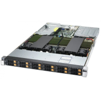 Supermicro SuperServer 1U 111R-M noCPU(1) E-2400 series /  noDIMM(4) /   8x2,5" /  2x600W /  SFT-DCMS-Single /  1st config