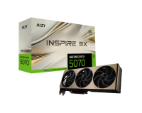 Видеокарта MSI RTX5070 INSPIRE 3X OC 12GB GDDR7 192bit 3xDP HDMI 3FAN RTL