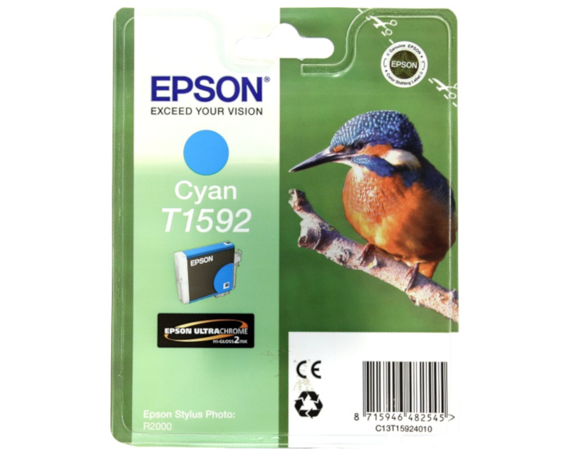 Картридж голубой Epson C13T15924010