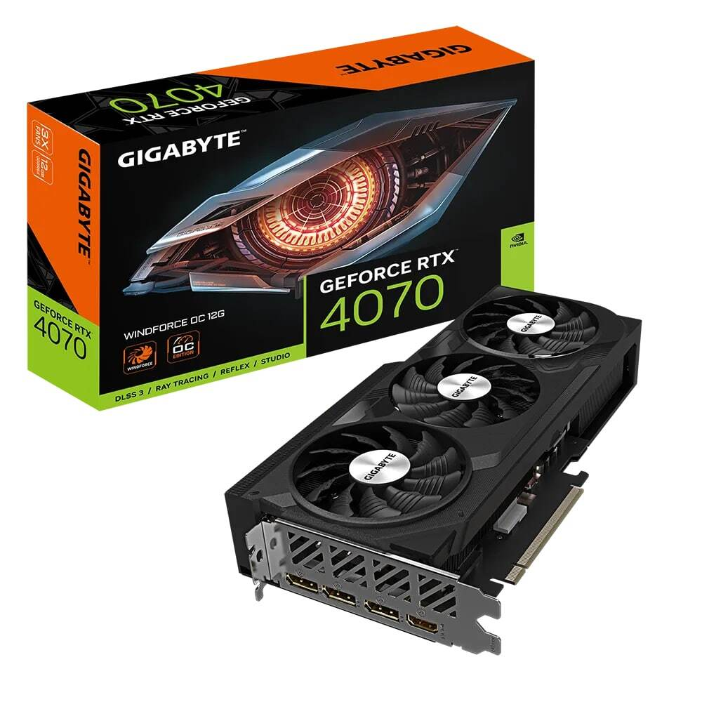 Видеокарта Gigabyte GeForce RTX 4070 12 Б Retail Gigabyte