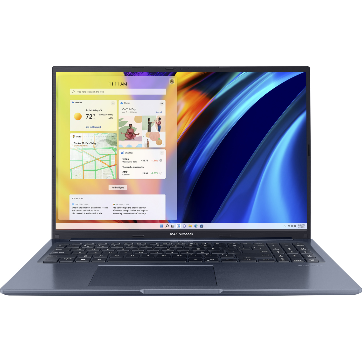 Ноутбук ASUS VivoBook 16X OLED M1603IA-L2073 AMD Ryzen 7 4800H (синий) ASUS - фото 1