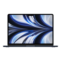 Ноутбук Apple MacBook Air A2681 M2 8 core 16Gb SSD256Gb / 8 core GPU 13.6&quot; IPS (2560x1664) macOS midnight WiFi BT Cam (MC7X4HN / A)
