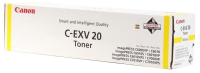 Тонер желтый Canon C-EXV20, 0439B002
