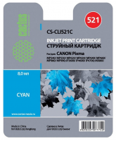 Картридж голубой Cactus CS-CLI521C