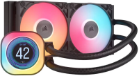 Кулер Процессорный Corsair Water Cooling System iCUE LINK TITAN 240 RX LCD