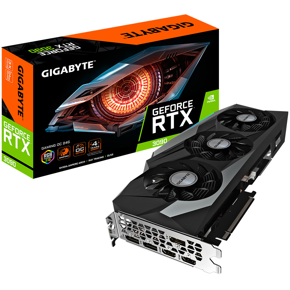 

Видеокарта Gigabyte GeForce RTX 3090 24 Б Retail