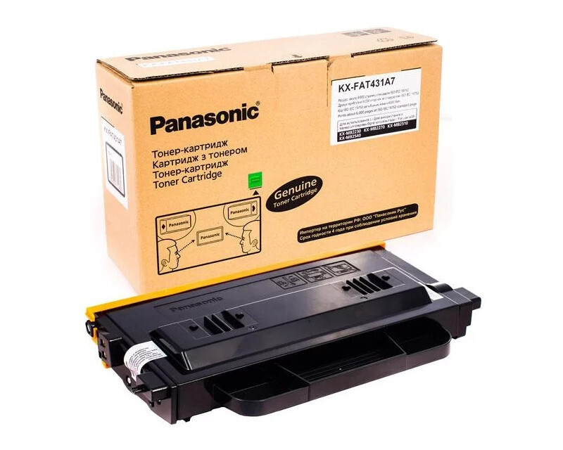 Тонер-картридж черный Panasonic KX-FAT431A7