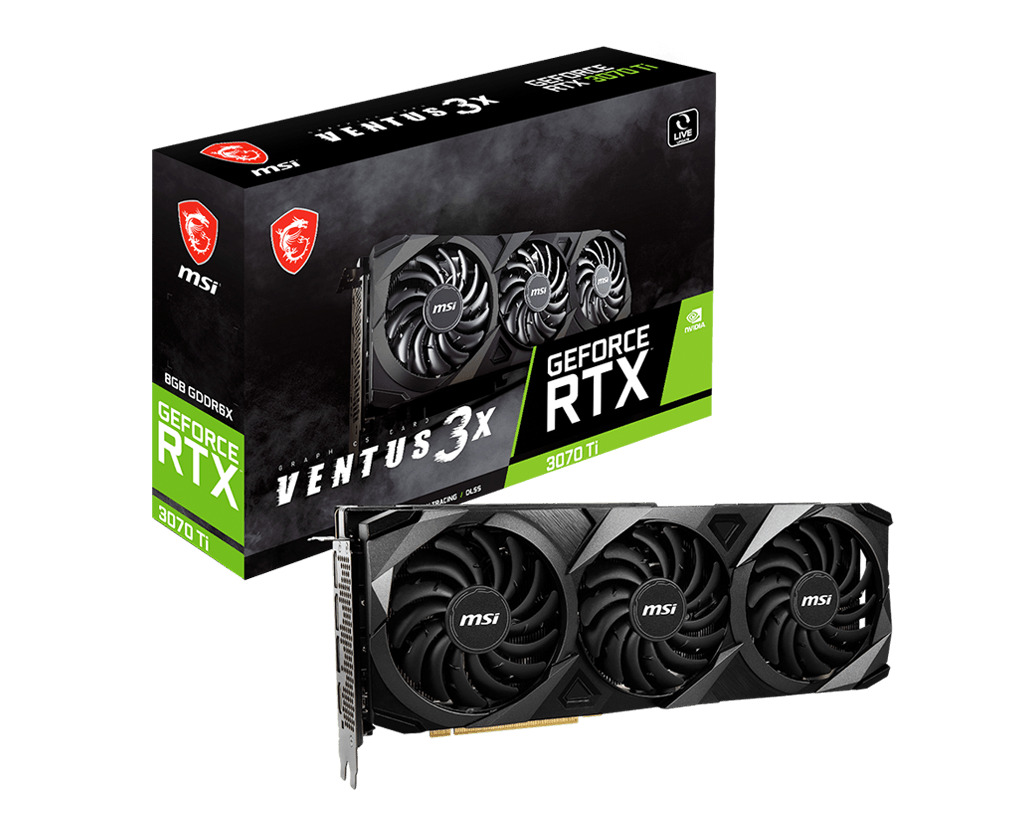 

Видеокарта MSI GeForce RTX 3070 Ti 8 Б