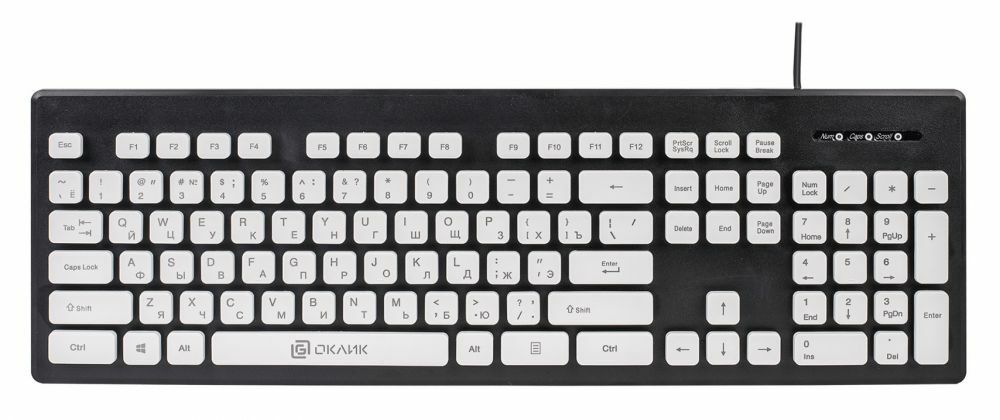 

Клавиатура Oklick KB 580M 483493, цвет черный