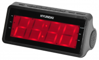 Колонки Hyundai Радио-часы H-RCL140 (черный)