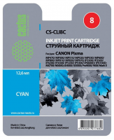 Картридж голубой Cactus CS-CLI8C