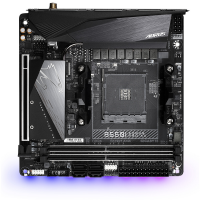 Материнская плата Gigabyte AM4 AMD B550 B550I AORUS PRO AX