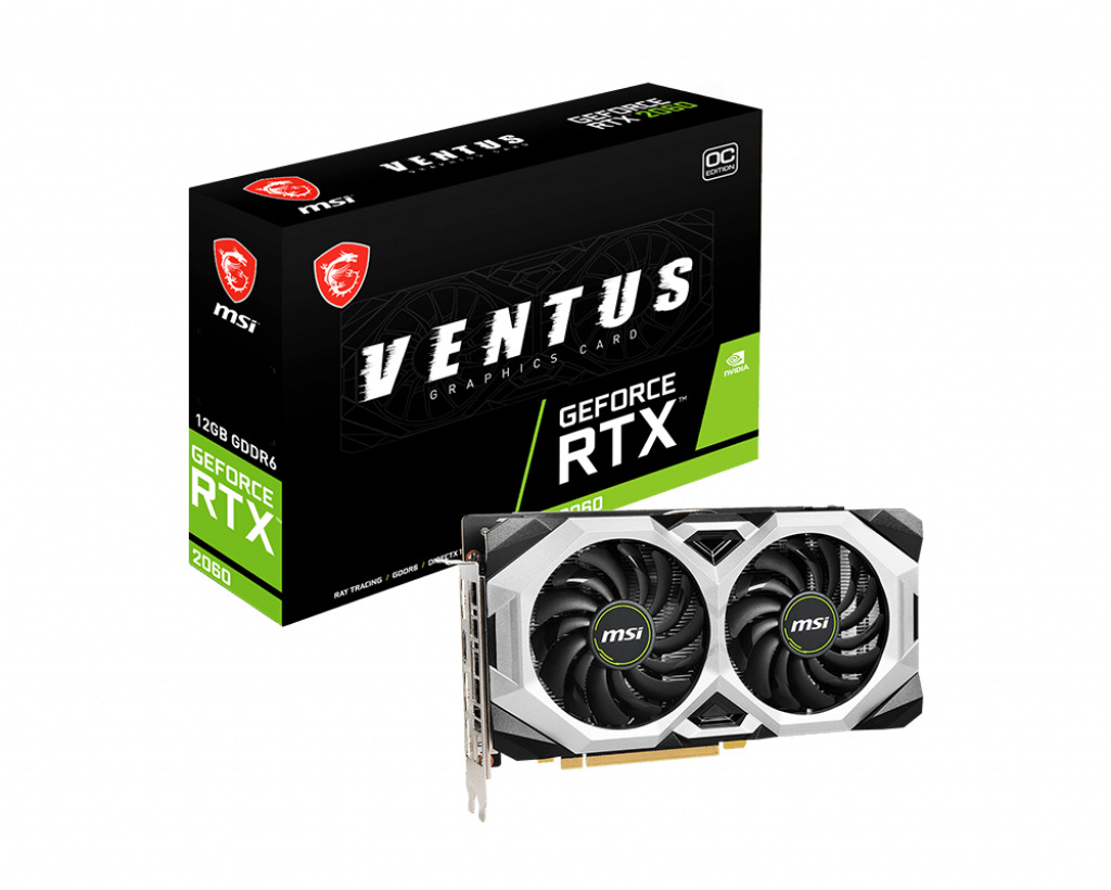 

Видеокарта MSI GeForce RTX 2060 12 Б Retail