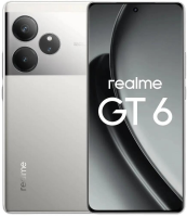 Смартфон realme  GT6 серебристый