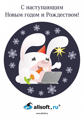 Новогодний график работы Allsoft.ru!