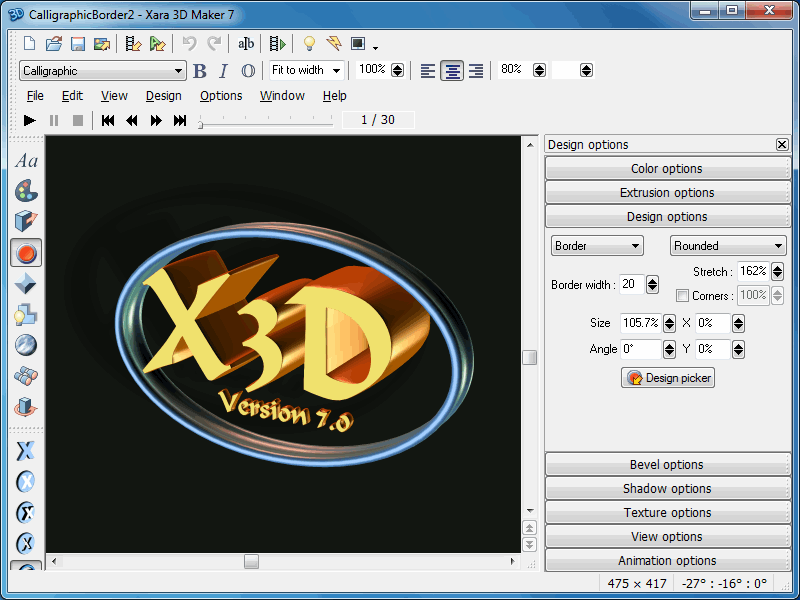 xara 3D MAKER 7 mac