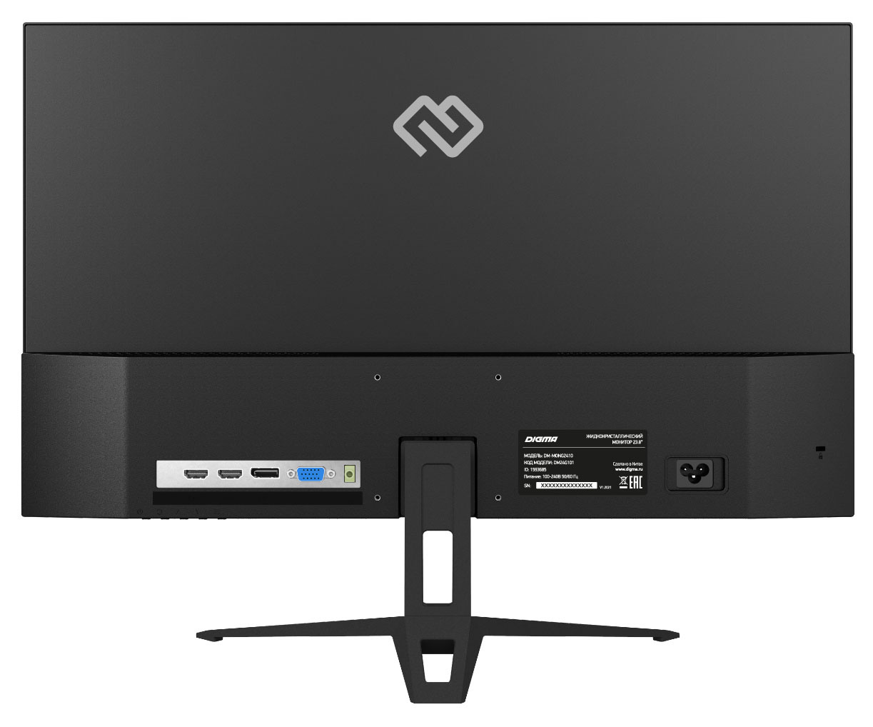 Монитор DIGMA DM-MONG2410 23.8-inch черный (DM-MONG2410) купить, цена в ...